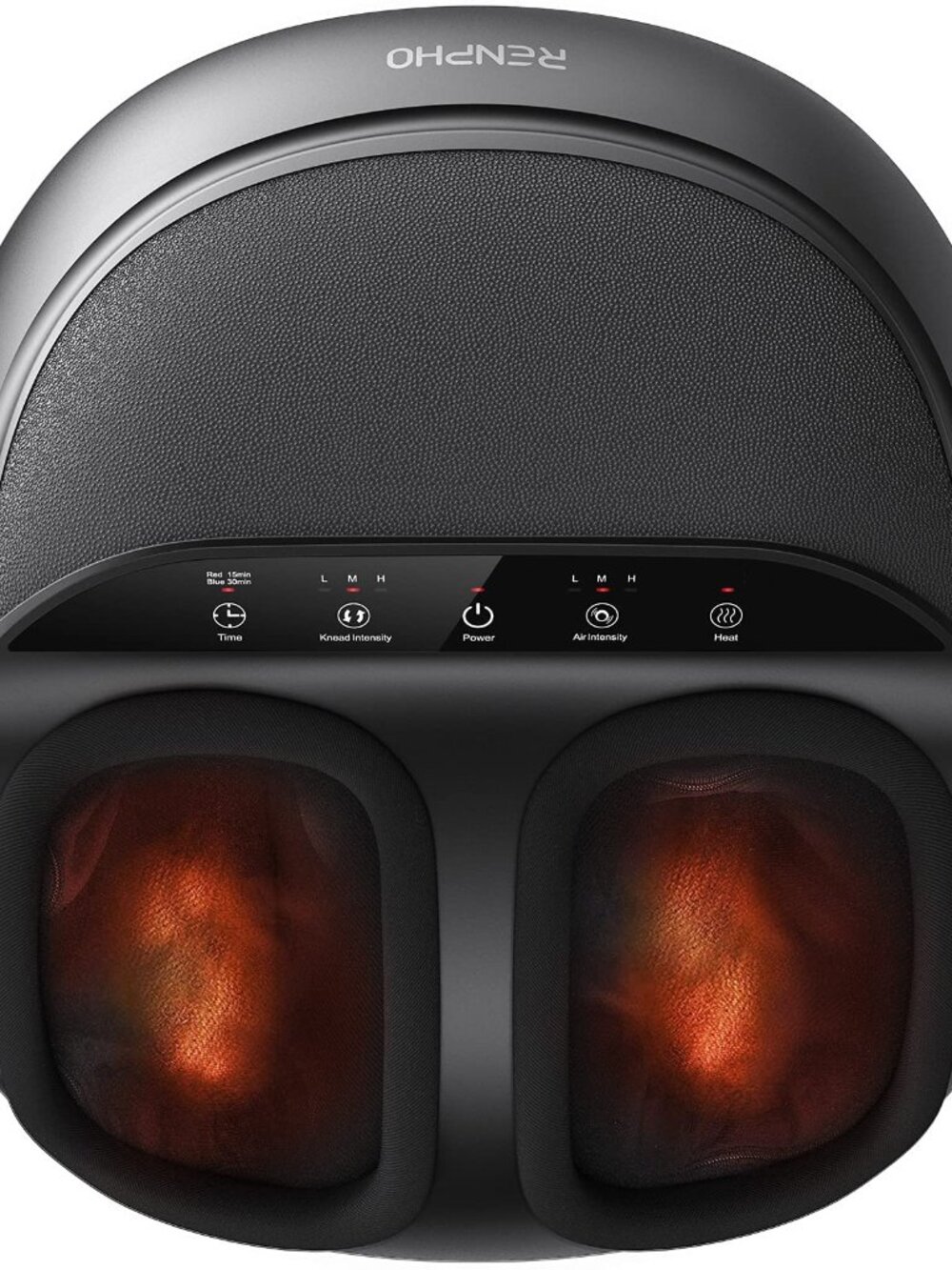 RENPHO Upgraded Full Foot Massager Machine, 2026 Shiatsu Foot Massager with Heat